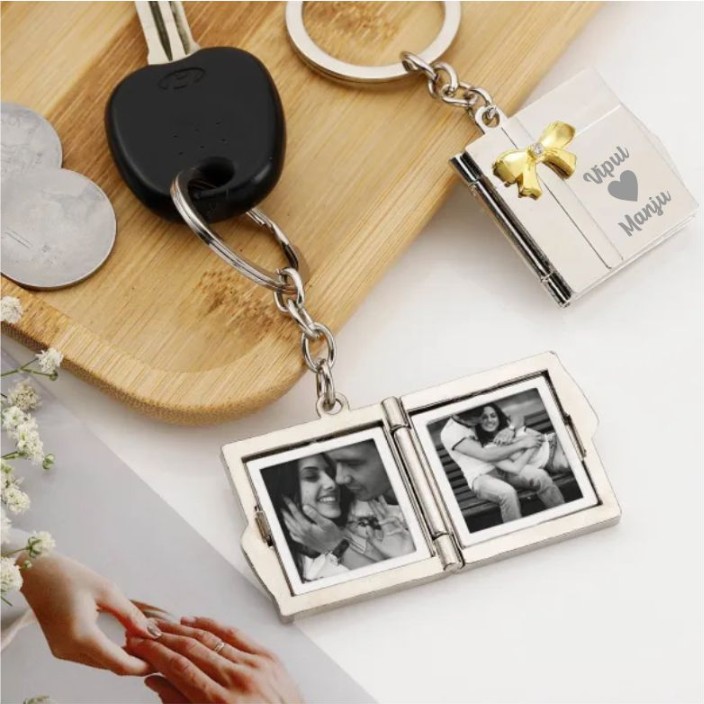 K20 Side Metal Book Keychain