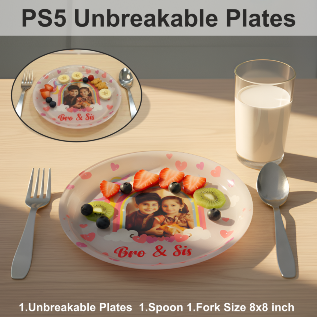 PS5 Unbreakable Plates Set