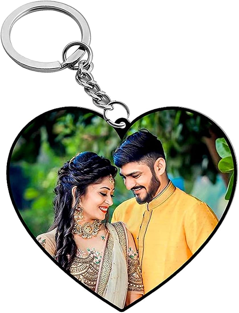 K3 Heart  Keychain 1 Side Print MDF