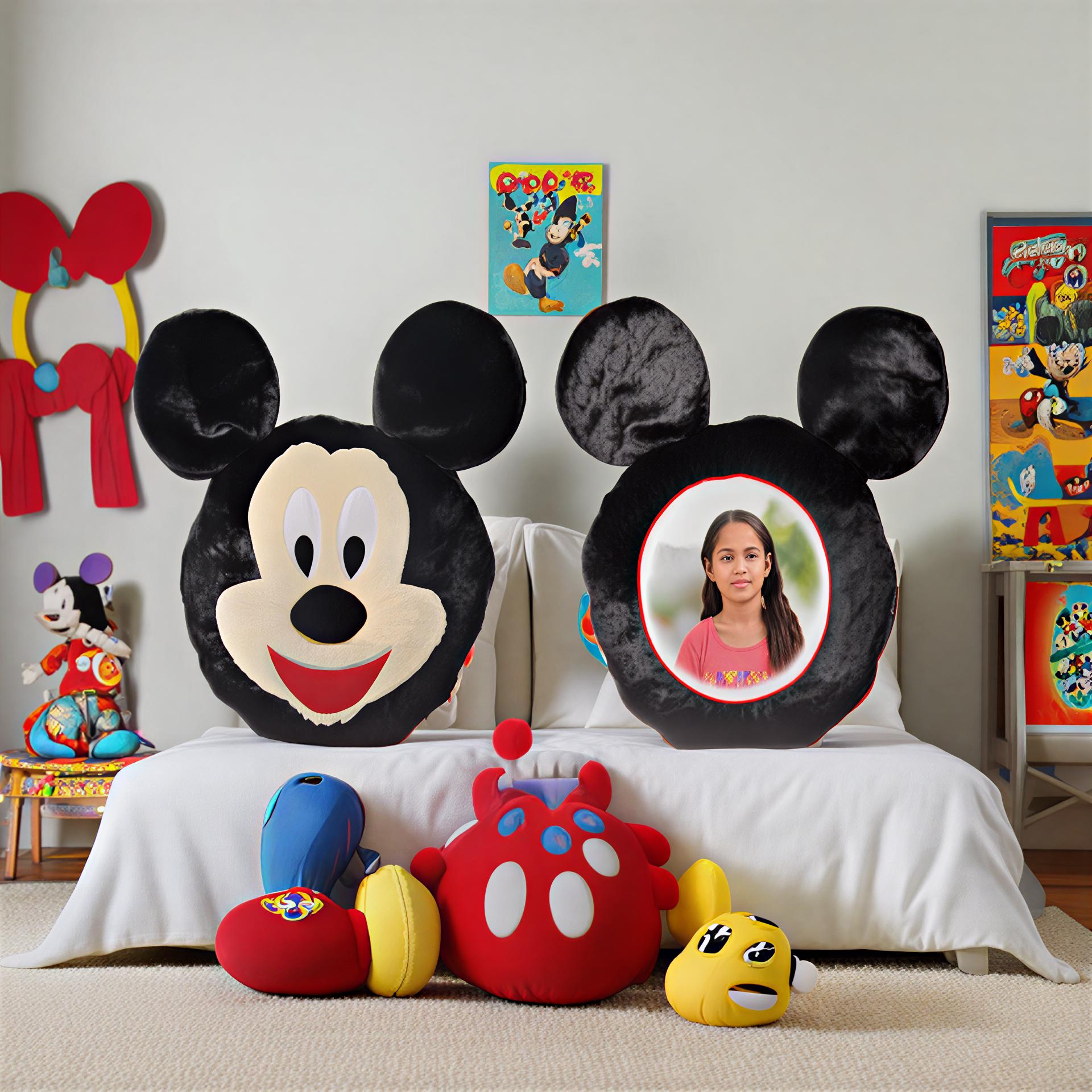 PL13 Mickey Mouse Pillow 16x16