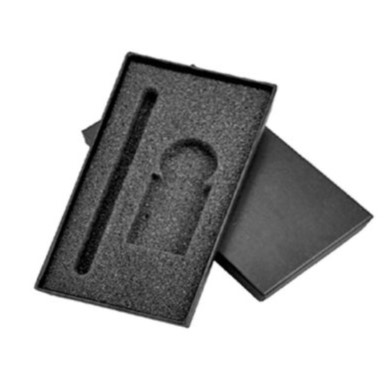 2in1 box Black Pen & Keychain